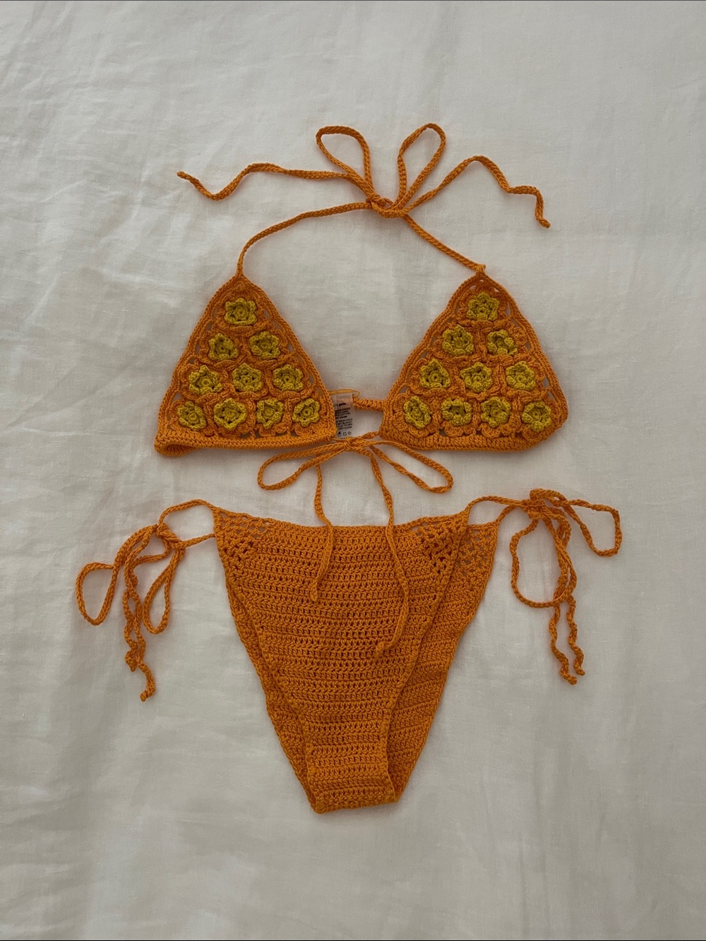 Cult Gaia Alivia Crochet Bikini Set